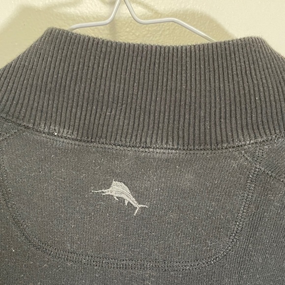 3 Tommy Bahama Men's Zip Up Sweaters - Black, Purple, Light Blue - Picture 9 of 11